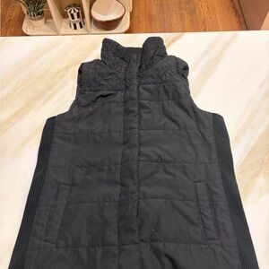 Motherhood Black Quilted Vest